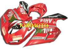 Комплект обтекателей для мотоцикла DUCATI 848 1098 1198 08 09 10 11 12 Ducati 1098 2008 2012 комплект красных обтекателей из АБС-пластика + подарки DA26 2024 - купить недорого