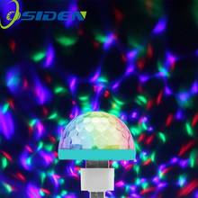 OSIDEN DC5V USBLED сценический свет 3 Вт светодиодные диско-шары 2 режима Мини DJ лазерное сценическое освещение праздник для бара украшение для домашней вечеринки 2024 - купить недорого