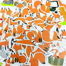 38 PCS Cartoon cute yellow little fox Stickers Crafts And Scrapbooking stickers book Student label Decorative sticker kids toys 2024 - buy cheap