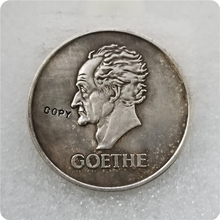 1932G Alemania 5 Reichsmark Johann Goethe copia de moneda envío gratis 2024 - compra barato