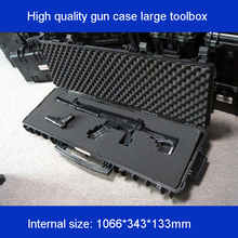 long Tool case gun case large toolbox Impact resistant sealed waterproof case equipment  88 sniper rifle case with pre-cut foam 2024 - buy cheap