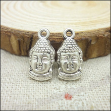 Free shipping!  50pcs Antique silver  Charms Avatar Pendant Fit Bracelets Necklace DIY Metal Jewelry Making 2024 - buy cheap