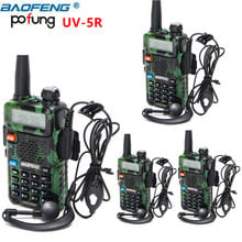 4Pcs BAOFENG Camouflage UV-5R Walkie Talkie Dual Band UHF/VHF 136-174/400-520MHz UV5R Portable Handheld Ham Two Way CB Radio 2024 - buy cheap