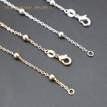 Trendy Link Chain For Women Copper Stainless Steel Chains Necklace 1mm Round Chokers Hot Sale Diy Gifts Jewelry 18inch B3374 2024 - buy cheap