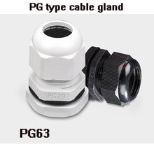 PG63 5pcs Nylon Cable conduit Gland IP68 High Quality Waterproof cable connection 42-50mm no waterproof Gasket free shipping 2024 - buy cheap