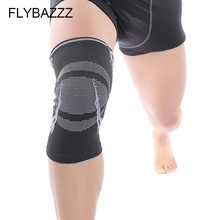 Flybazzz-joelheiras esportivas respiráveis, náilon elástico, compressão, malha, proteção para os joelhos, suporte fitness, ciclismo 2024 - compre barato