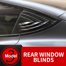 My Good Car Rear window triangle sticker shutter decorative patch for Tesla model 3 Car accessories 2024 - buy cheap