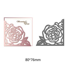 Figura irregular vazada flor de metal, molde de corte, estêncil de scrapbooking, decoração de casa, cartão de papel cortado 2024 - compre barato