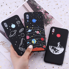 Funda de silicona para Xiaomi Mi Redmi Note 5, 6, 7, 8, 9, 10 lite Pro Plus, astronauta, luna, estrellas, caramelo 2024 - compra barato