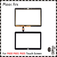 Painel de lente de vidro dianteiro, 10.1 ", para samsung galaxy note 10.1 2014, edição p600, p601, p605, touch screen, digitalizador, sensor 2024 - compre barato