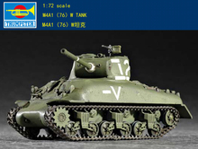 Trumpet 07222 1:72 World War II M4A1 (76) W "Sherman" medium tank  Assembly model 2024 - buy cheap