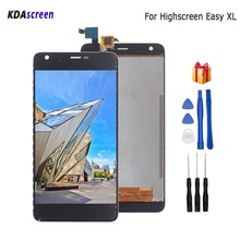 For Highscreen Easy XL LCD Display Touch Screen Digitizer Phone Parts For Highscreen Easy XL Display Screen LCD Free Tools 2024 - buy cheap