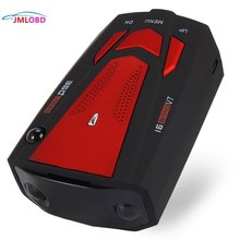 Auto 360 Degree Car Anti Radar Detector for RED Vehicle  Speed Voice Alert Warning with 16 Band LED Display Laser Detector 2024 - buy cheap