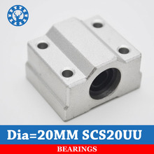 4pcs SCS20UU SC20UU 20mm Linear Motion bearing case unit for cnc router For 20mm Linear Shaft 2024 - buy cheap