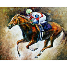 5D DIY Diamond Painting Cross Stitch race Full square Diamond Embroidery Home Decoration Mosaic Painting Gift Animal horse 2024 - buy cheap