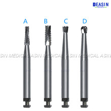 5 pcs x Dental low-speed handpiece bur tungsten steel needle Ball drill Cracked drill Inverted cone RA lowspeed bur cutting 2024 - buy cheap