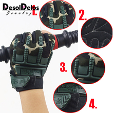 5-13 Years old Kids Tactical Fingerless Gloves Military Armed Anti-Skid Rubber Knuckle half Finger Boys Girls Children Gloves 2024 - buy cheap