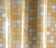 1M/roll coffee silver Vinyl Tile Mosaic Wallpaper PVC Self Adhesive Kitchen Oil proof  Waterproof Wall Stickers Home Bath Decor 2024 - buy cheap