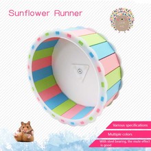 1 Pcs Pet Hamster Running Wheel Toy Roller Round Silent Cage Supplies Exercise Accessories H99F 2024 - buy cheap