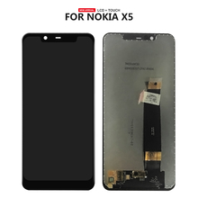 New 5.86" LCD For Nokia X5 LCD Display Touch Screen Digitizer Assembly For Nokia 5.1 Plus LCD Display + Tools 2024 - buy cheap