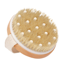 1pc Dry Skin Body Brush Back Scrubber Fiber Hair Spa Shower Brush Bath Body Massage Brushes Shower Bathing Brush without Handle 2024 - buy cheap