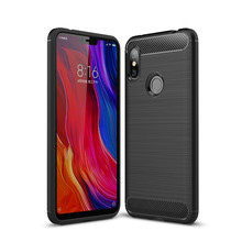 Para Xiaomi Redmi Nota 6 Pro Caso 6.26 polegada Cheia de Luxo Macio TPU Capa De Silicone Caso À Prova de Choque Para Redmi Note6 pro Casos de Telefone 2024 - compre barato