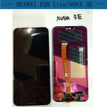 2280*1080 AAA качественный ЖК-дисплей с рамкой для HUAWEI P20 Lite ЖК-экран для HUAWEI P20 Lite ANE-LX1 ANE-LX3 Nova 3e 2024 - купить недорого
