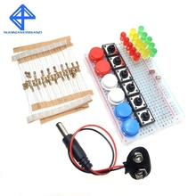 Smart Electronics Starter Kit For arduino uno r3 mini Breadboard LED jumper wire button 2024 - buy cheap
