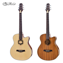 The Rose Guitar 40 inch Acoustic Guitar Walnut Material Matte Professional Practice High Quality Musical Instruments TRD1240 2024 - buy cheap