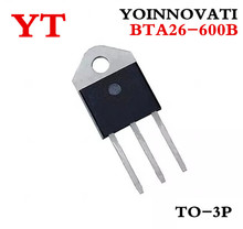  100pcs/lot BTA26-600B BTA26-600 600V 25A TOP3 IC Best quality 2024 - buy cheap