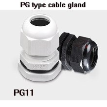 Pg11 10 peças glândula conduíte de nylon ip68 alta qualidade conexão de cabo 5-11mm sem vedação à prova d'água frete grátis 2024 - compre barato