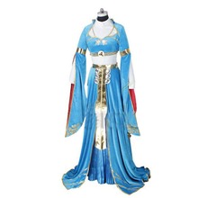 2020 Zelda Breath of the Wild Princess cosplay costume with gloves 2024 - buy cheap