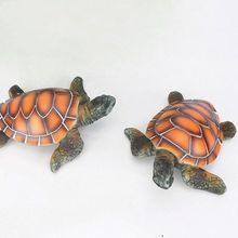 1Pc Artificial Turtle Fish Tank Resin Ornament Simulation Sea Tortoise Fish Tank Aquarium Decoration Underwater Landscape 2024 - buy cheap