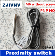 Цилиндрический индуктивный переключатель IP67 без винта, 3 провода, индуктивный датчик приближения, степень защиты IP67, стандарт M6, NPN, без/нормально открытого провода 2024 - купить недорого
