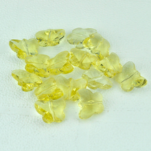 500 piezas 11x14mm cuentas espaciadoras de cristal Color amarillo para hacer joyas cuentas de cristal facetadas envío gratis 2024 - compra barato