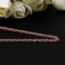 N925 Silver color Crystal Wholesale China Supply Rose long chain wholesale fashion jewelry C030 2024 - buy cheap