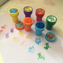 6Pcs Colorful Cartoon Dinosaur Self-Ink Stamps Sealing Gift Cards Art Kids Toy 2024 - buy cheap