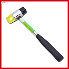 New 2 Rubber Head 3.5cm Leather Press Hammer Leather Rivet Mount Beveling Carving Punch Hammer 2024 - buy cheap