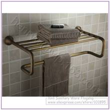 Retail- Luxury Brass Towel Racks, Double Tier, Bronze Finish Towel Holder Wall Mounted, Free Shipping L15606 2022 - buy cheap