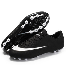 ZHENZU-zapatos de fútbol profesionales para hombre, botas de fútbol baratas para niños, chuteira, zapatos de fútbol largos con pinchos, talla Europea 35-44 2024 - compra barato