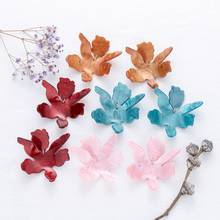 Irregular 4 Colors Flower Shape Acrylic Earrings for Women Bohemian Acetic Acid Plate Long Drop Earring Female Fashion Jewelry 2024 - buy cheap