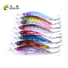 HENGJIA 1PC 8CM 6.3G Minnow Fishing Lure 8 Colors Artificial Hard Bait With High Quality Fishing Tackle 2024 - buy cheap