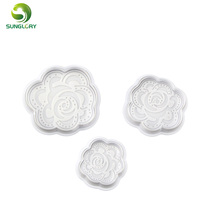 3PCS/SET Plastic Sugar Craft Flower Cake Mold Fondant Plunger Cutter Cookie Cutter Stamp Cake Decorating Tools Ferramentas Bolo 2024 - buy cheap