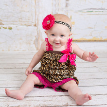 Colorful Lovely Rompers For Baby Girls Hot Pink Ruffle Lace Romper Toddler Infant Jumpsuit Baby Birthday Photo Prop Costume 2024 - buy cheap