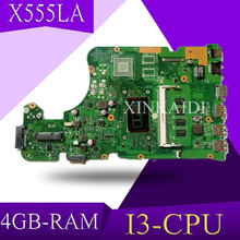 XinKaidi  X555LD Laptop motherboard for ASUS X555LA X555LD X555LF X555LJ X555L X555 Test original mainboard 4GB-RAM I3-CPU 2024 - buy cheap