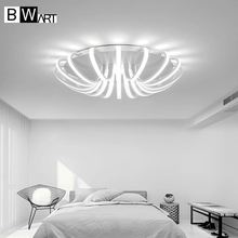 BWART White Black High Power LED Ceiling Chandelier For Living Room Bedroom Home Modern Led Chandelier Lamp Fixture 2024 - buy cheap