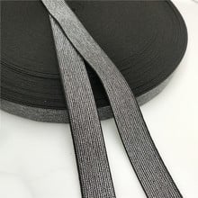 25mm 2yards/pack High Quality  tight belt thickening soft elastic band rope flat rubber band pants waist elastic band clothing 2024 - buy cheap