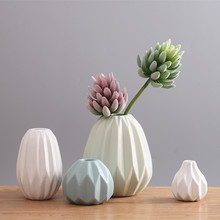 Европейский керамический цветочный ваза с орнаментом, Алмазный фарфор, креативная Цветочная композиция, настольный декор, современный домашний Свадебный декор 2024 - купить недорого