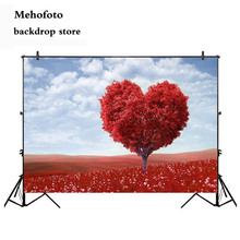 Mehofoto vermelho amor mar fotografia pano de fundo do dia dos namorados para estúdio de fotos primavera cenário para decoração banner 247 2024 - compre barato