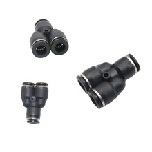 Y-type Slip-lock Quick connector Garden Pneumatic Quick coupling Low pressure mist cooling Pipe joint adapter 5 Pcs 2024 - buy cheap